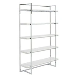 Reza Shelf - White/Chrome