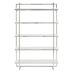 Reza Shelf - White/Chrome -Best Furniture Decoration Shop 010121948 58465.1690285979.386.513