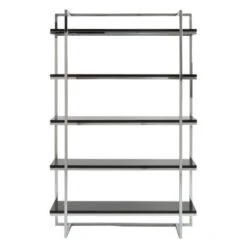 Reza Shelf - Black/Chrome -Best Furniture Decoration Shop 010131483 16097.1690285951.386.513