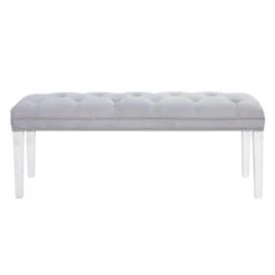 Charlotte Bench - High Gloss White
