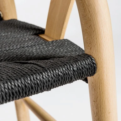 Tia Dining Chair Natural/Black - Set Of 2 6 Tia Dining Chair Natural/Black - Set Of 2 - Image 6