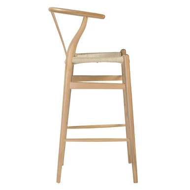 Tia Bar Stool - Natural/Natural 2 Tia Bar Stool - Natural/Natural - Image 2