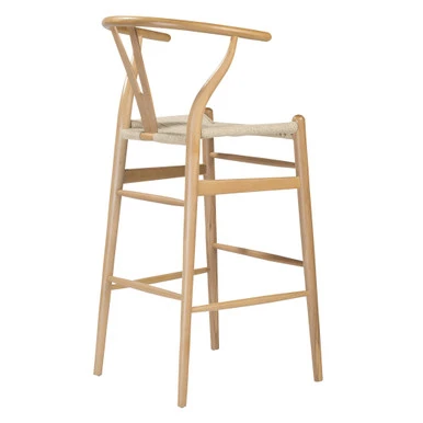 Tia Bar Stool - Natural/Natural 3 Tia Bar Stool - Natural/Natural - Image 3