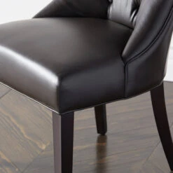 Nottingham Leather Dining Chair - Espresso -Best Furniture Decoration Shop 013800039 3 77756.1690272145.386.513