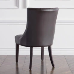 Nottingham Leather Dining Chair - Espresso -Best Furniture Decoration Shop 013800039 5 23582.1690272146.386.513