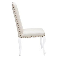 Florette Dining Chair - High Gloss White -Best Furniture Decoration Shop 013904896 2 15154.1690284492.386.513