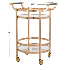 Sierra Bar Cart - Gold -Best Furniture Decoration Shop 070159215 3 18855.1690281554.386.513