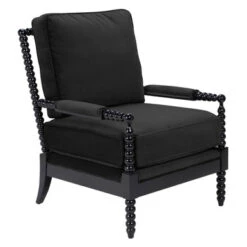 Spindle Chair - High Gloss Black -Best Furniture Decoration Shop 810219859 20194.1690278035.386.513 1