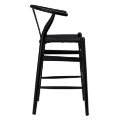 Tia Counter Stool - Black/Black -Best Furniture Decoration Shop webimage 013101700 2 jpg