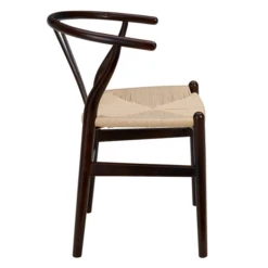 Tia Dining Chair Walnut/Natural - Set Of 2 -Best Furniture Decoration Shop webimage 013106075 3 jpg 1