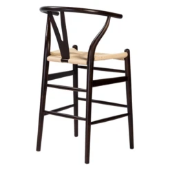 Tia Counter Stool - Walnut/Natural -Best Furniture Decoration Shop webimage 013174865 3 jpg