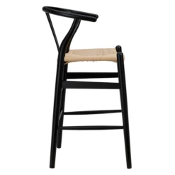Tia Counter Stool - Black/Natural -Best Furniture Decoration Shop webimage 013175628 2 jpg