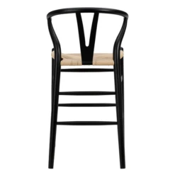 Tia Counter Stool - Black/Natural -Best Furniture Decoration Shop webimage 013175628 4 jpg