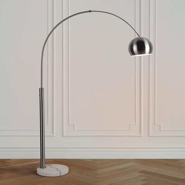 Orson Floor Lamp - Nickel 2 Orson Floor Lamp - Nickel - Image 2