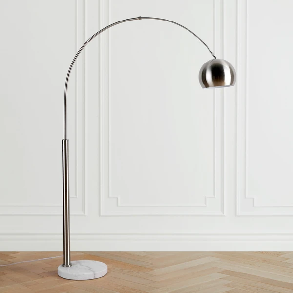 Orson Floor Lamp - Nickel 1 Orson Floor Lamp - Nickel
