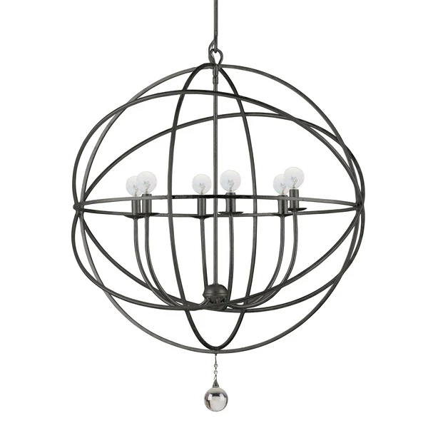 Eclipse Chandelier - English Bronze 1 Eclipse Chandelier - English Bronze