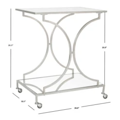 Arden Bar Cart - Silver 8 Arden Bar Cart - Silver -Best Furniture Decoration Shop webimage 070126098 DIM