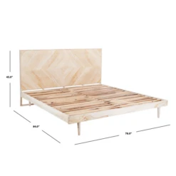 Allegra Platform Bed -Best Furniture Decoration Shop webimage 601166724 601321738 KING DIM