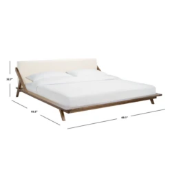 Silas Platform Bed -Best Furniture Decoration Shop webimage 601877593 601421777 QUEEN DIM