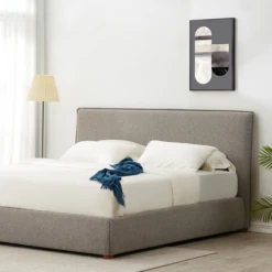 Inez Boucle Platform Bed -Best Furniture Decoration Shop webimage 601956576 2