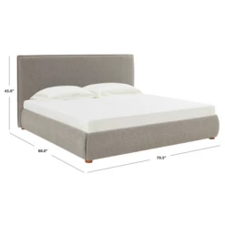 Inez Boucle Platform Bed -Best Furniture Decoration Shop webimage 601956576 5