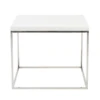 Cory Side Table - White/Silver