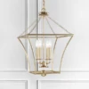 Pagoda Chandelier - Antique Gold