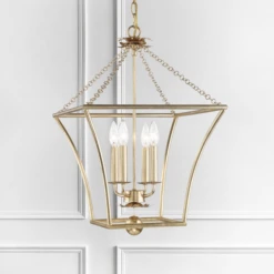 Pagoda Chandelier - Antique Gold
