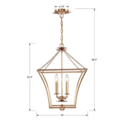 Pagoda Chandelier - Antique Gold -Best Furniture Decoration Shop webimage 612176373 DIM 1