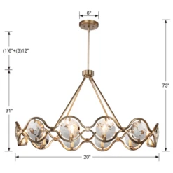 Kinsley Chandelier 7 Kinsley Chandelier -Best Furniture Decoration Shop webimage 612204282 3 jpg