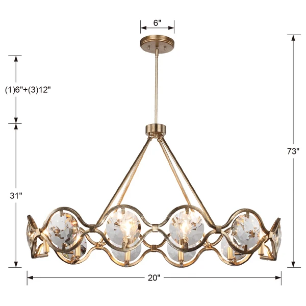 Kinsley Chandelier 4 Kinsley Chandelier - Image 4