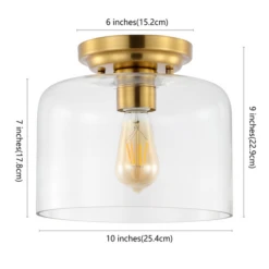 Caleb Flush Mount -Best Furniture Decoration Shop webimage 612427689 DIM