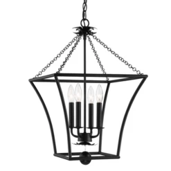 Pagoda Chandelier - Matte Black -Best Furniture Decoration Shop webimage 612515985 SIL 1