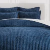 Mardon Velvet Bedding - Indigo
