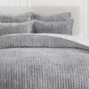 Mardon Velvet Bedding - Silver