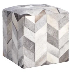 Masson Hair On Hide Ottoman