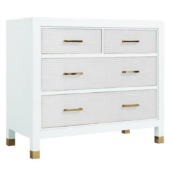 Monterey 4 Drawer Dresser - White