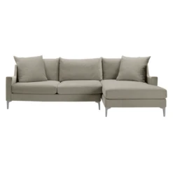 Details Slope Arm Chaise Sectional - 2PC