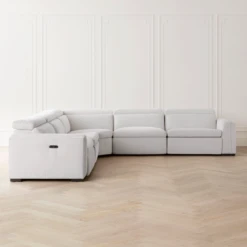 Frankie Reclining Sectional - 5 PC -Best Furniture Decoration Shop webimage 999606038 alt4 frankie