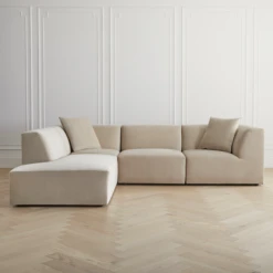 Fiona Bumper Chaise Sectional - 4 PC